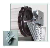 Garage Door Chain Hoist 4 1 Reduction Jack Shaft Mounted 1 Inch Shaft Amazon Com